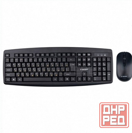 Комплект клавиатура и мышь Gembird Kbs-8000 черный [арт-7377] Макеевка - изображение 1