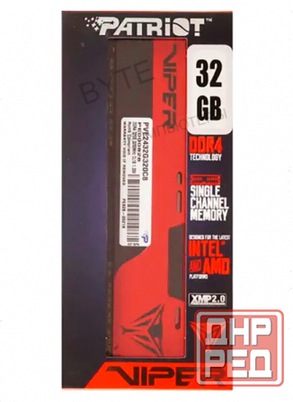 Оперативная память Patriot Memory Ddr4 32gb 3200mhz Viper Elite (Pve2432g320c8) [арт-1004] Донецк - изображение 4