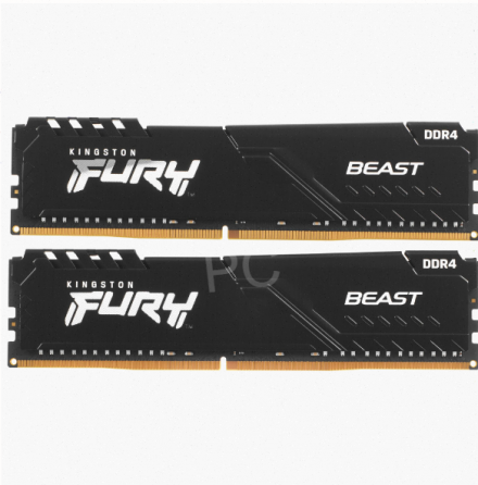 Оперативная память Kingston Kf432c16bb1k2/32wp, 32gb (2x16gb) 3200mt/S Ddr4 Cl16 Dimm, черный (арт-4 Донецк