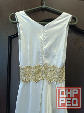 Продается элегантное атласное платье Донецк - изображение 4