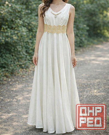 Продается элегантное атласное платье Донецк - изображение 1