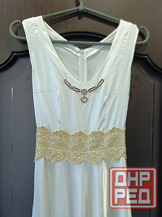 Продается элегантное атласное платье Донецк - изображение 3