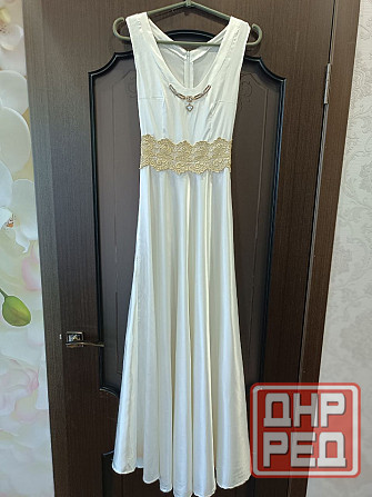 Продается элегантное атласное платье Донецк - изображение 2