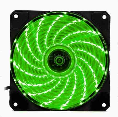Вентилятор игровой Dt-Gf12025gr для компьютерного корпуса с подсветкой зеленый [арт-9735] Донецк