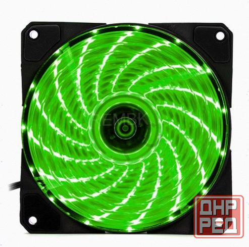 Вентилятор игровой Dt-Gf12025gr для компьютерного корпуса с подсветкой зеленый [арт-9735] Донецк - изображение 1