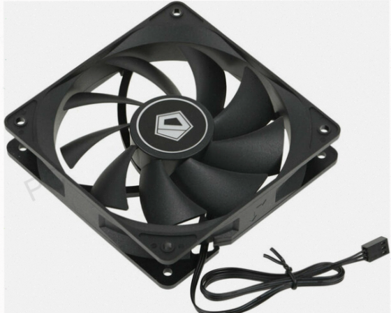 Вентилятор для корпуса Id-Cooling 120x120mm 3pin 1250rpm Black (Fl-12025k) [арт-6693] Донецк