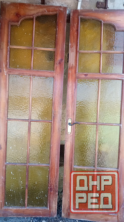 Двери деревянные две половины Донецк - изображение 1