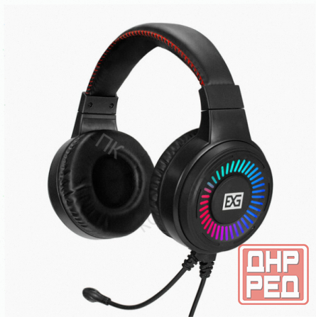 Полноразмерные игровые наушники с микрофоном (гарнитура) Exegate Gaming Hs-520g (Usb, 2x3.5мм, динам Донецк - изображение 1
