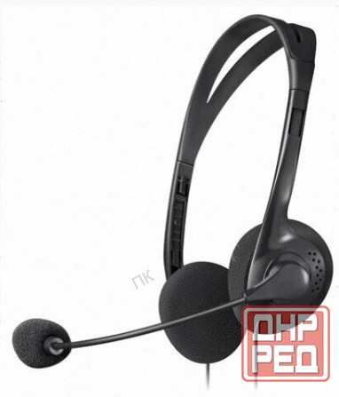 Наушники с микрофоном (гарнитура) Defender Hn-102, проводная, 1,8 м, стерео, с оголовьем, регулятор Донецк - изображение 1