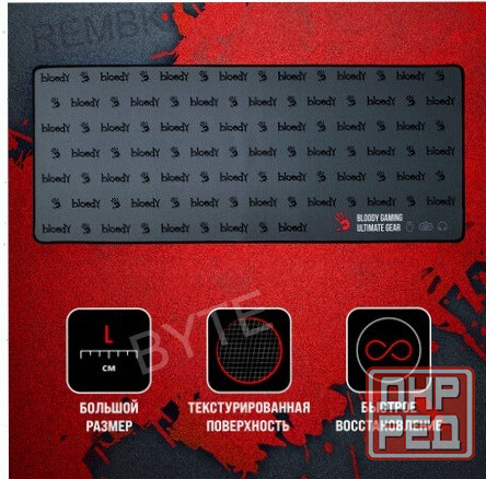 Коврик для мыши A4tech Bloody Bp-30l черный 750x300x3мм [арт-6111] Донецк - изображение 2