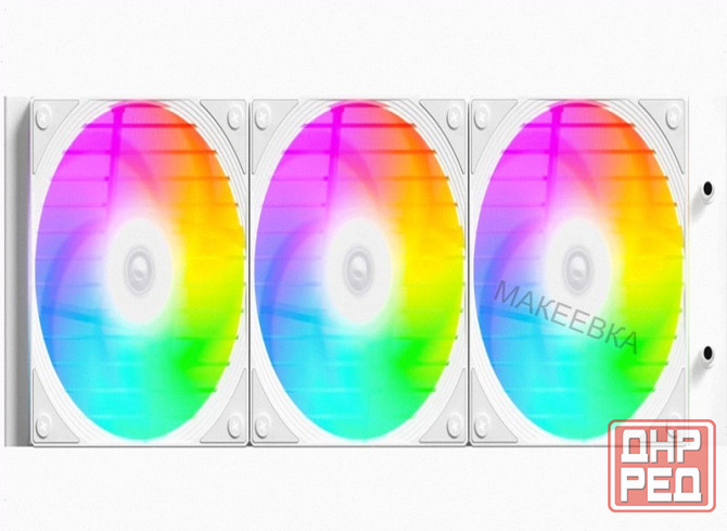 Сво для процессора Id-Cooling Fx360 Inf White (All Intel/Amd, 3*120mm Fan, 2900rpm, 27.2 дб, 350w, P Донецк - изображение 3