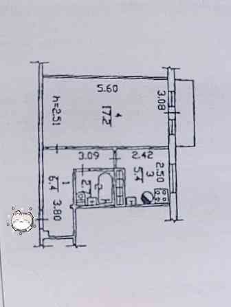 Продам 1ком Калининский район, ор-р Исполком Донецк
