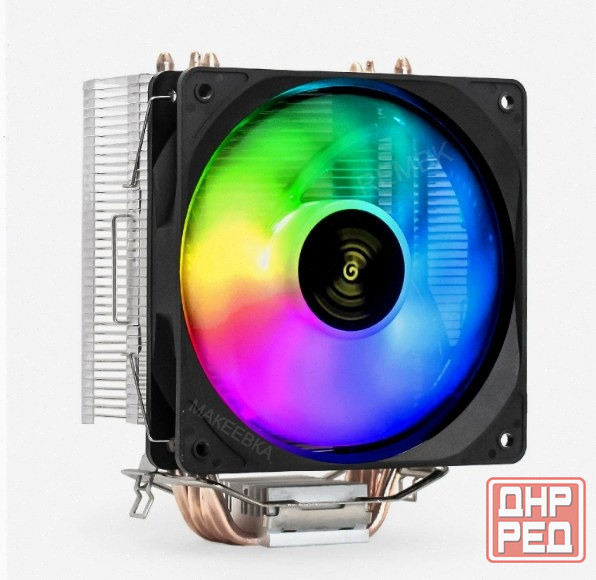 Кулер Exegate Wizard Exx400v2-Pwm.Frgb (Al+Cu, 4 тепл.трубки, Lga775/1150/1151/1155/1156/1200/1700/A Макеевка - изображение 1