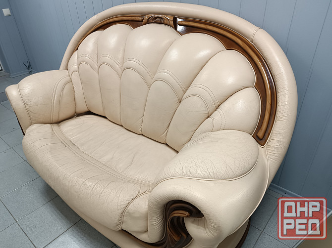 Кожаный диван 3+2+1 Макеевка - изображение 4