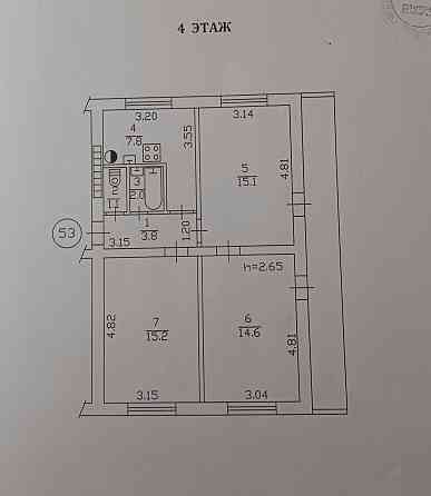 Продам 3 квартиру ул.Полоцкая, 16 Буденновский Донецк