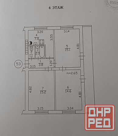 Продам 3 квартиру ул.Полоцкая, 16 Буденновский Донецк - изображение 1
