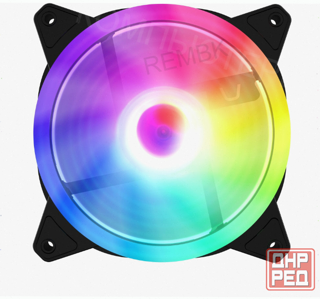 Вентилятор Gmng Gg-Cf120argb2-Pwmbk Argb 120x120x25 черный 4-Pin 20-28db Ret (арт-8665) Макеевка - изображение 4