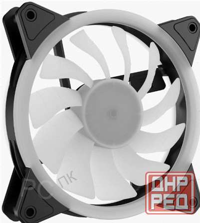 Вентилятор Gmng Gg-Cf120argb2-Pwmbk Argb 120x120x25 черный 4-Pin 20-28db Ret (арт-8665) Макеевка - изображение 3