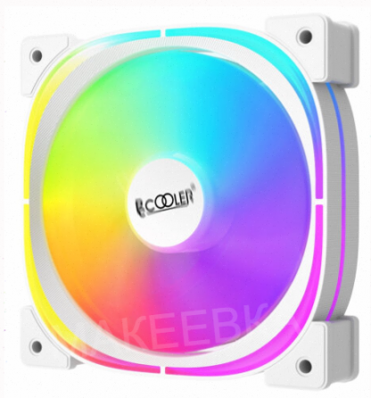 Вентилятор Pccooler Ef120 Argb White 4pin Pwm + 3pin Argb, 600-1500 об/мин Retail арт-4512 Макеевка