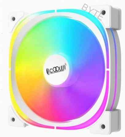 Вентилятор Pccooler Ef120 Argb White 4pin Pwm + 3pin Argb, 600-1500 об/мин Retail, арт-6523 Макеевка