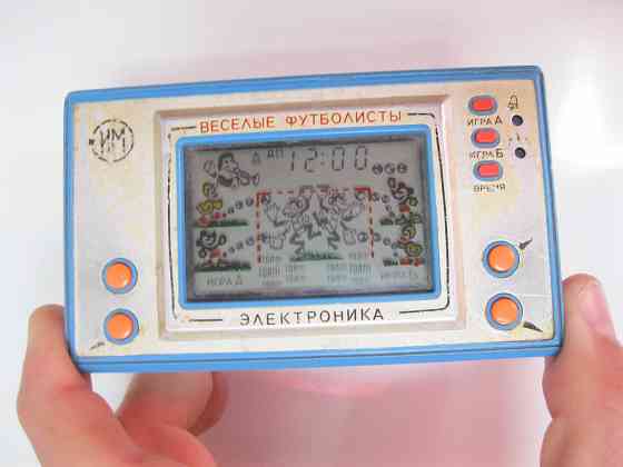 Электроника им Веселые футболисты синяя Донецк