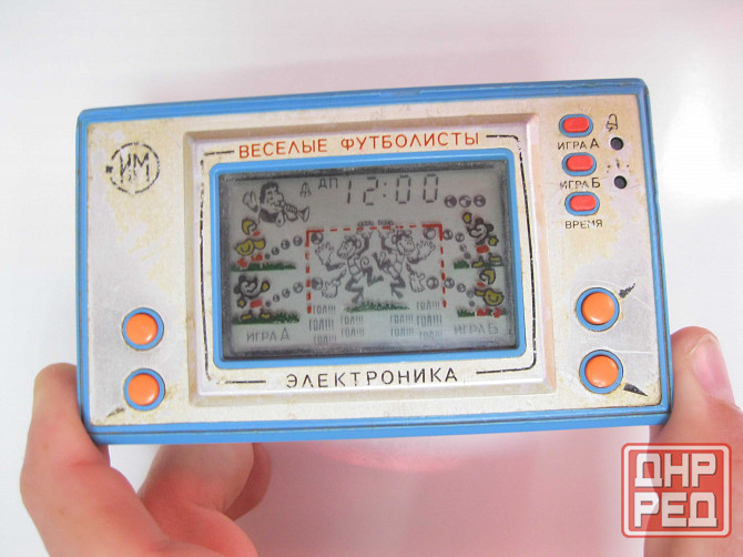 Электроника им Веселые футболисты синяя Донецк - изображение 1