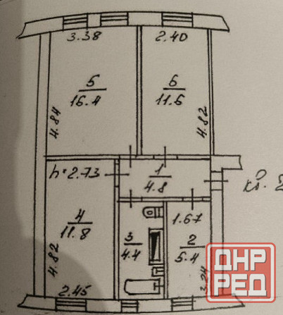 Продажа 3-комнатной квартиры в Пролетарском районе Донецк - изображение 1