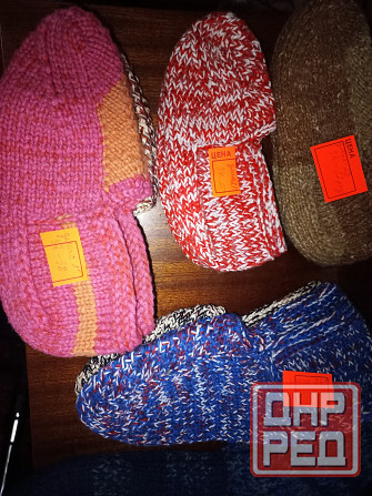 носки вязаные Макеевка - изображение 1