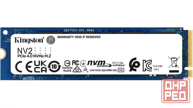 500Gb SSD Kingston NV2 SNV2S/500G M.2 2280 PCIe NVMe 4.0 x4 Макеевка - изображение 1