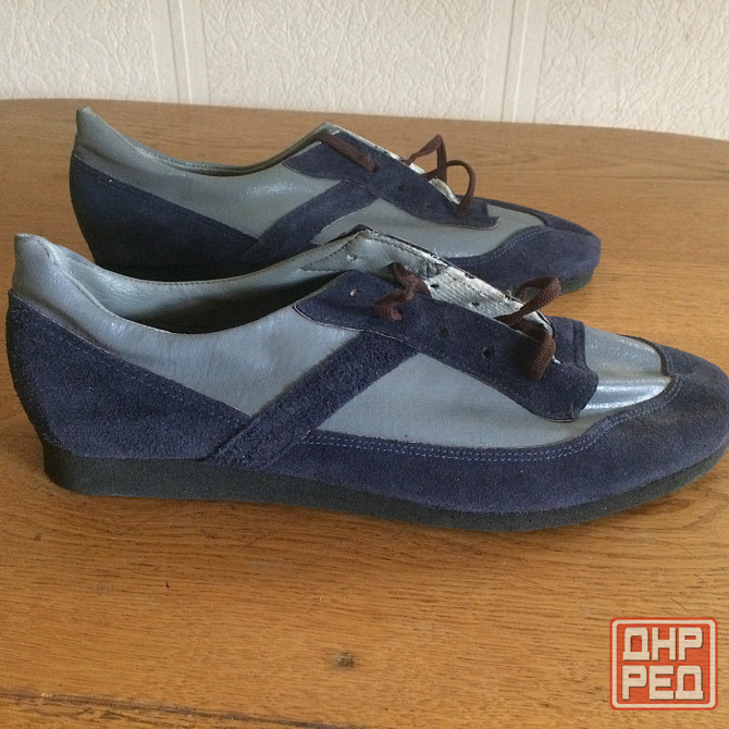 Кожаные Кроссовки р.42- 42,5 . Новые. Натур кожа Донецк - изображение 1