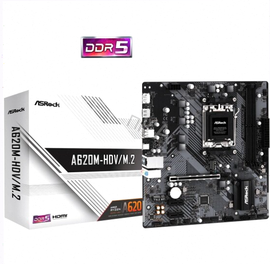 Материнская плата Asrock A620m-Hdv/M.2 (Am5, Matx) арт-7045 Макеевка