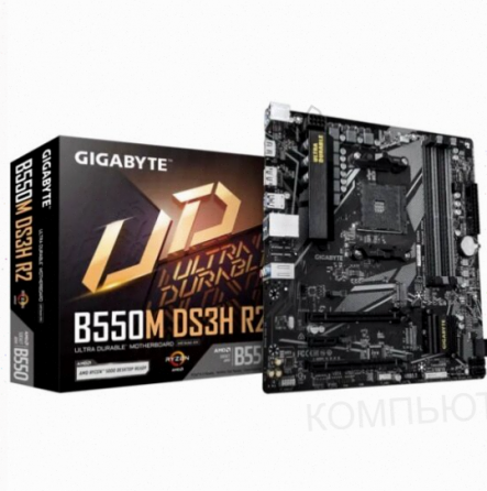 Материнская плата Gigabyte B550m Ds3h R2 (Am4, Matx) - арт-6547 Макеевка