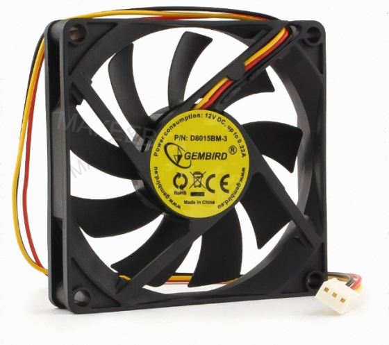 Вентилятор для корпуса Gembird D8015bm-3 - арт-3150 Макеевка