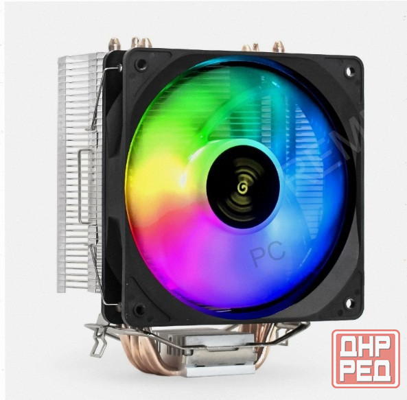 Кулер Exegate Wizard Exx400v2-Pwm.Frgb (Al+Cu, 4 тепл.трубки, Lga775/1150/1151/1155/1156/1200/1700/A Макеевка - изображение 1