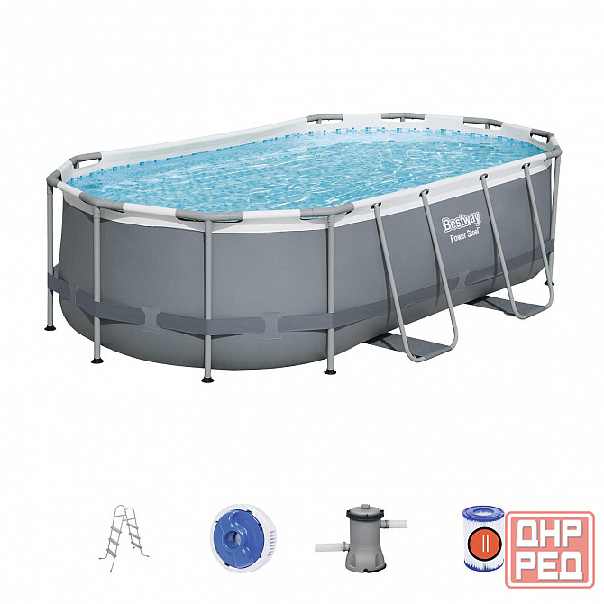 Каркасный бассейн Bestway 400x200x122 (полный комплект) и другие модели Донецк - изображение 4
