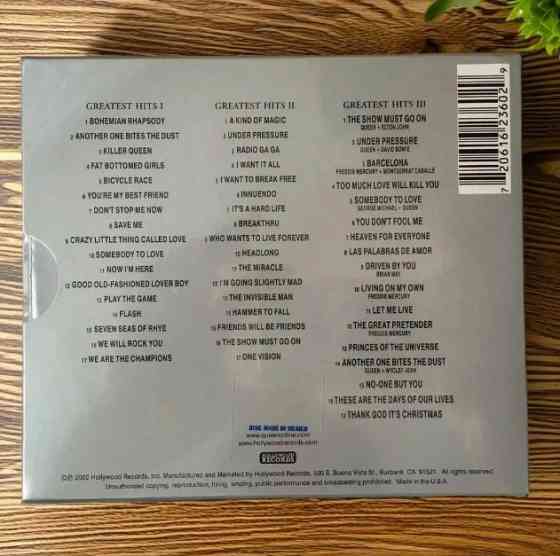 Queen Greatest Hits I II & III 3CD (Platinum Collection) (2022) Донецк