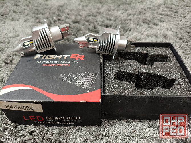 Светодиодные лампы Fighter h4 led 6000. Донецк - изображение 1