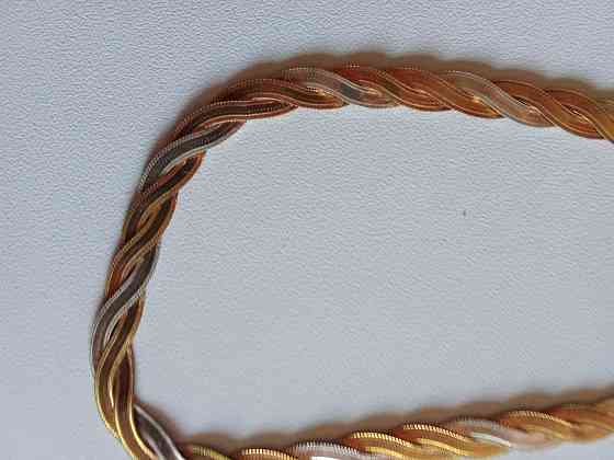 Продам серебрянную с позолотой цепочку. Пр-во Италия. Донецк