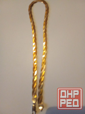 Продам серебрянную с позолотой цепочку. Пр-во Италия. Донецк - изображение 3