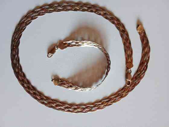 Продам серебряный с позолотой комплект пр-во Италия. Донецк