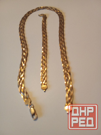 Продам серебряный с позолотой комплект пр-во Италия. Донецк - изображение 1