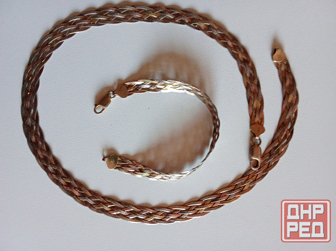 Продам серебряный с позолотой комплект пр-во Италия. Донецк - изображение 5