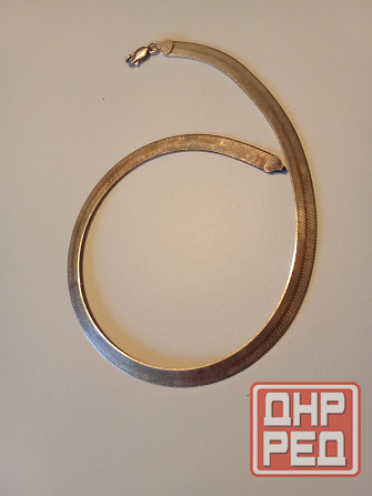 Продам серебрянную с позолотой цепочку пр-во Италия. Донецк - изображение 2