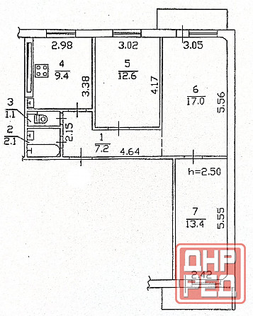 Продажа 3 ком. кв-ры в г. Донецк, Куйбышевский р-н, о-р Топаз Донецк - изображение 8
