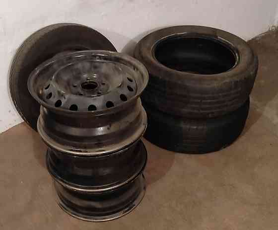 Шины continental 205 55 r16, диски Донецк