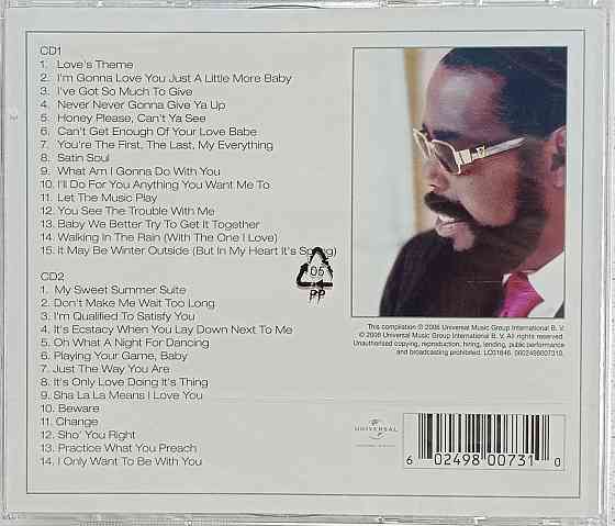 2 CD диска Barry White - Gold - The Very Best Of - Донецк