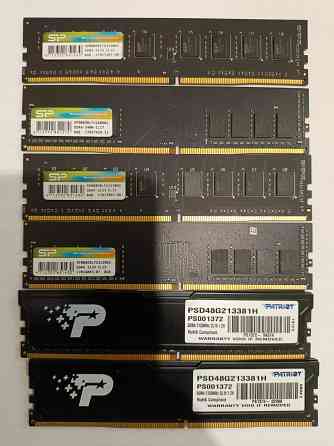Оперативная память DDR4. Модули по 8Gb Макеевка