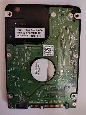 Жёсткий диск WD 500Gb для ноутбука. Наработка 1378 часов. Макеевка