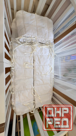 Детская кроватка ( манеж ) с матрасом, бортиками и простынями Донецк - изображение 8