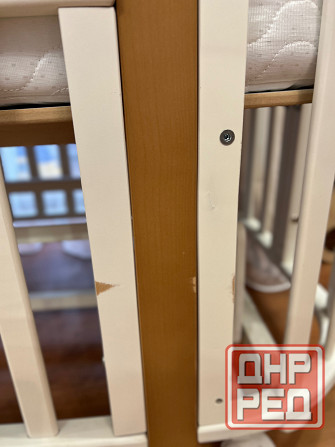 Детская кроватка ( манеж ) с матрасом, бортиками и простынями Донецк - изображение 3